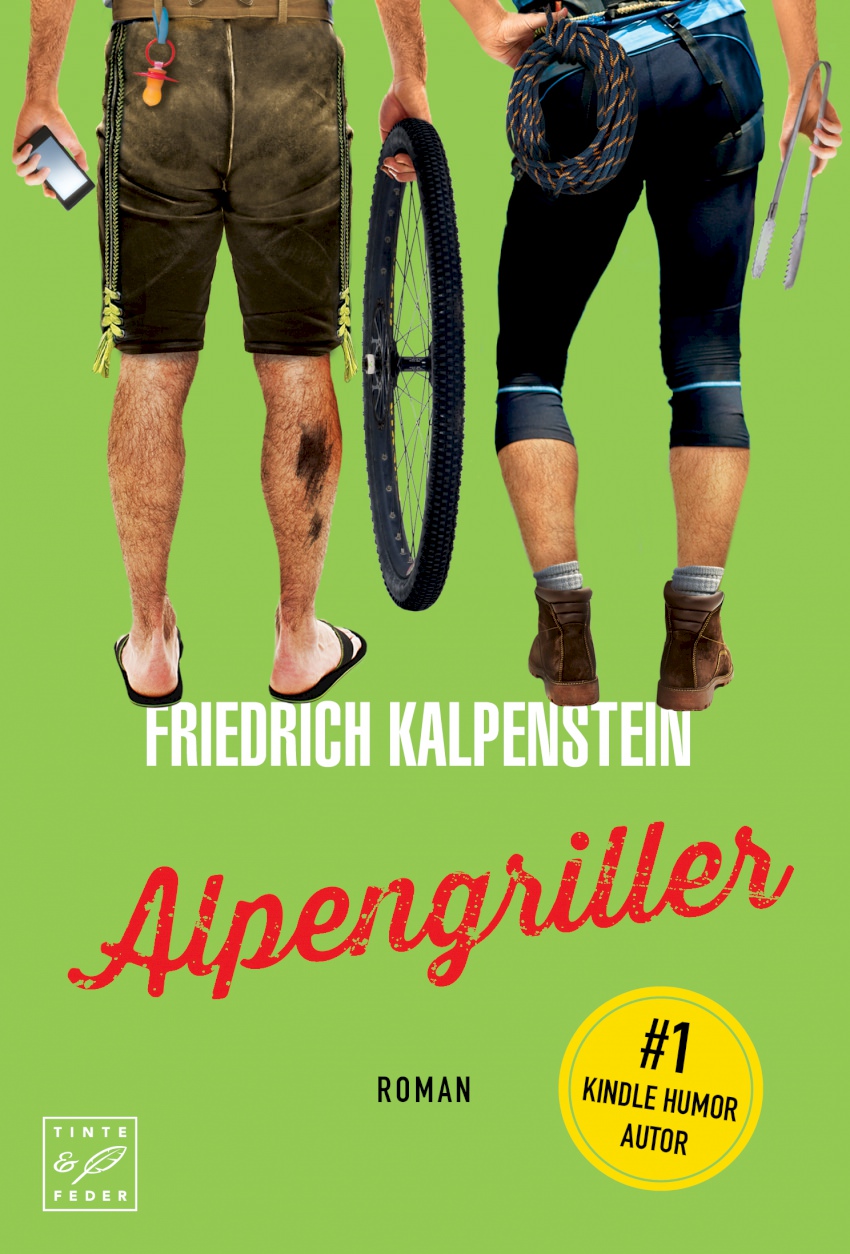 Cover von Friedrich Kalpensteins viertem Herbert-Roman Alpengriller. Das Cover ist grün.
